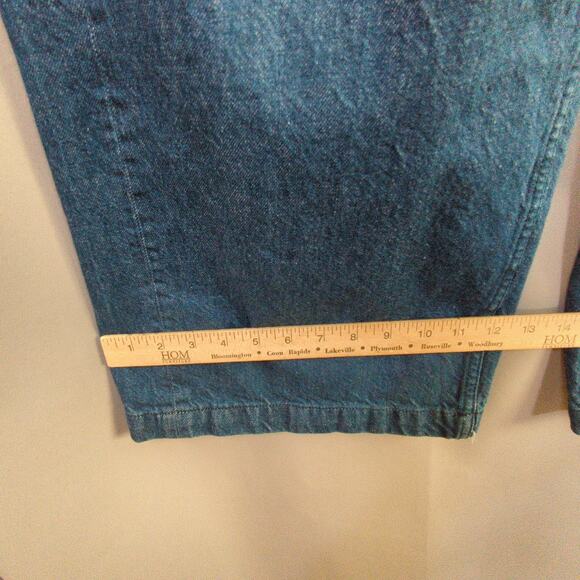 Mother Snacks Jeans Womens 29 Blue Pleated Push Pop Nerdy Cold Brew High Rise - Picture 9 of 11